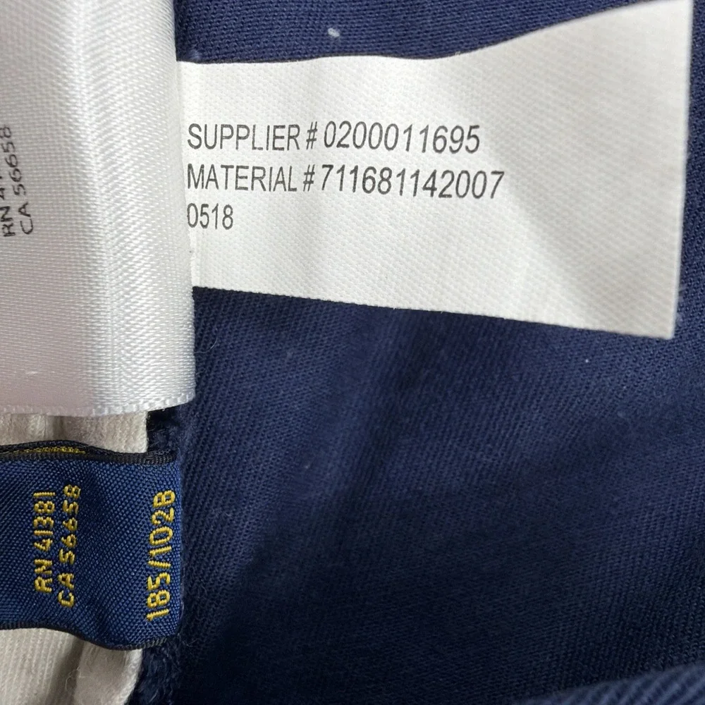 Polo Ralph Lauren Blue Chino Pants Men's 40T x35.5 Twill Stretch Classic Fit